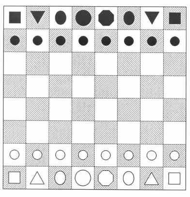 Diagramm Fugenschach. Copyright Karl Aichinger