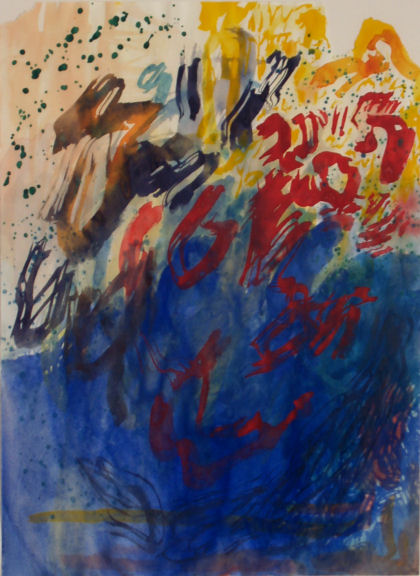 Karl Aichinger: Reger Violinkonzert, Aquarell