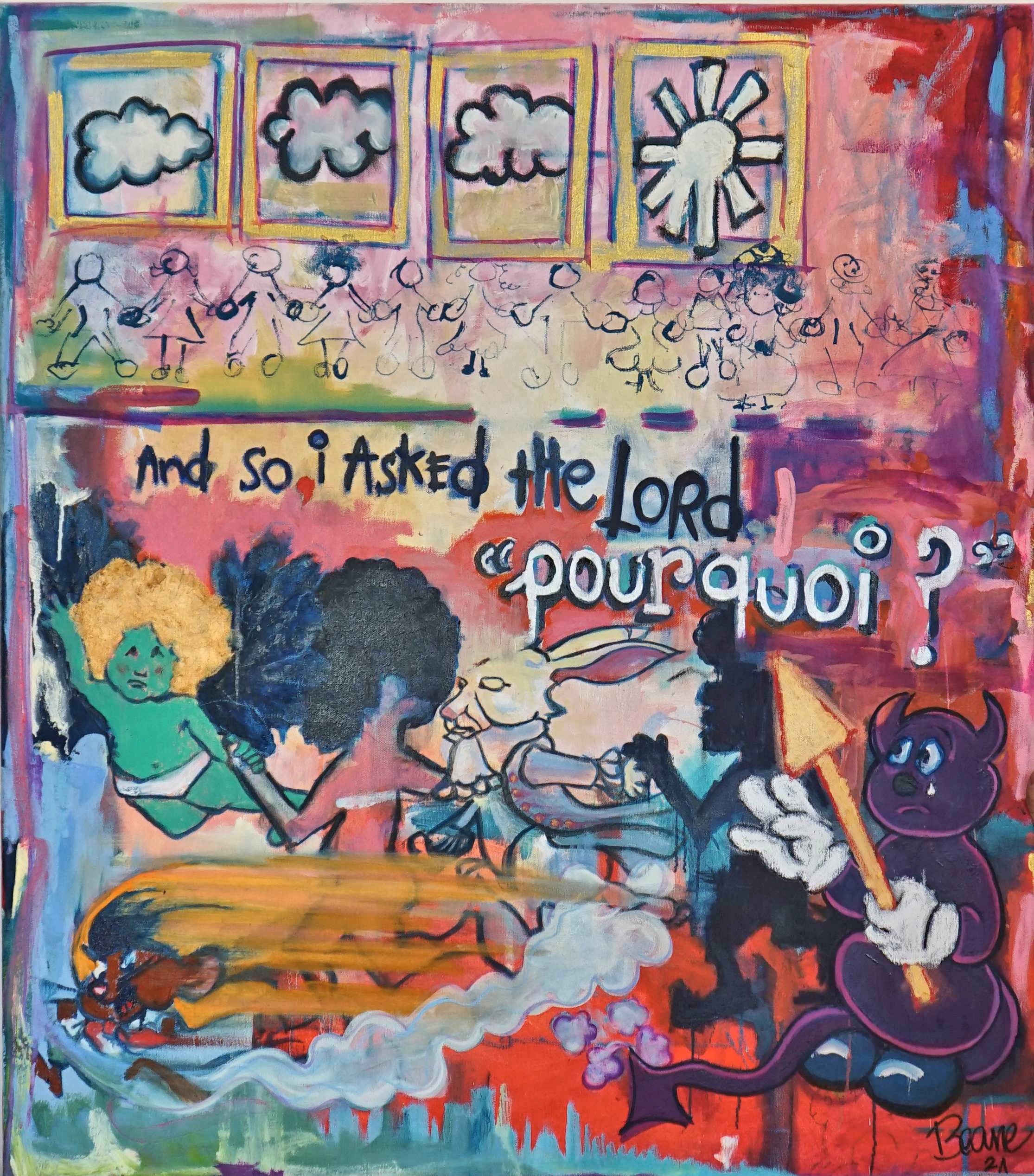 Galerie Erdel | Lisa Beane: "and so I asked the Lord pourquoi?" 2020