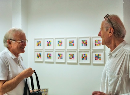 Peter Dorn und Ulrich Kelber im Schaulager Erdel; Foto: Wolf Erdel