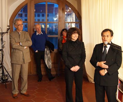 Eröffnung Fernando de la Jara in der Galerie Erdel; Foto: Wolf Erdel