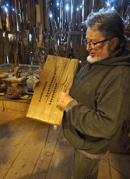 Franz Pröbster Kunzel im Atelier | Foto: Wolf Erdel